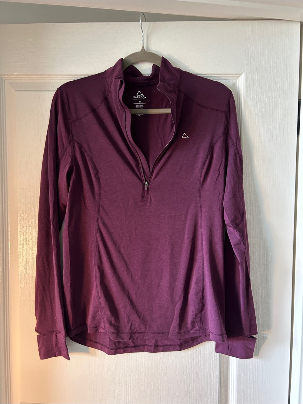Paradox Activewear Women's Plum Quarter-Zip Top